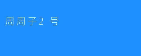 周周子2号